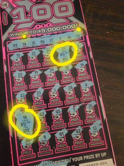 $100 win : r/Lottery
