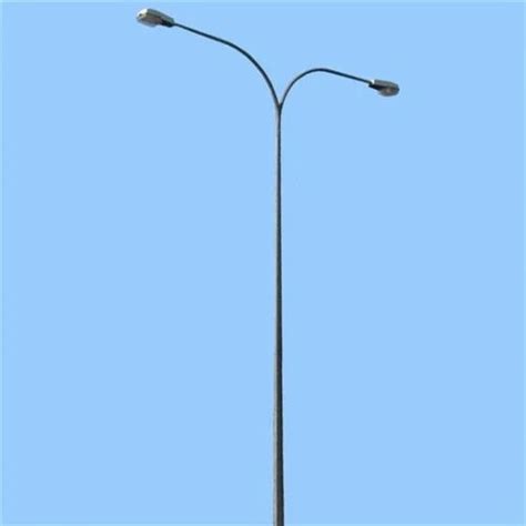 Steel Dual Arm Double Arm Street Light Pole At Rs 1600piece In