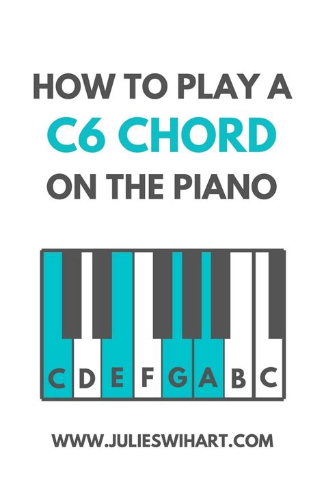 How To Play A C6 Chord On The Piano Piano Piano Songs For Beginners