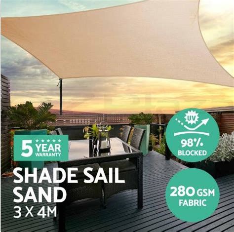 280gsm Hdpe Sun Shade Sail Cloth Canopy Awning Shelter Outdoor Square Walmart Canada