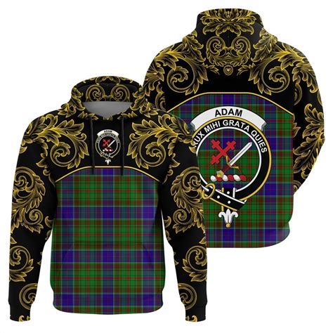 Adam Tartan Clan Crest Hoodie Empire I Hjt4 Scottish Clans