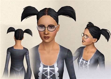 Ts2 Cassandra Goth Hair Conversion Goth Hair Athletic Swimwear Sims 3 Cc Finds