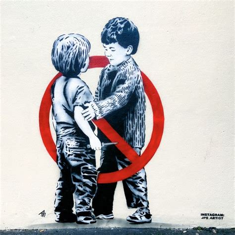 No To Knife Crime By Tim Constable Tag Street Art Crime Street Art