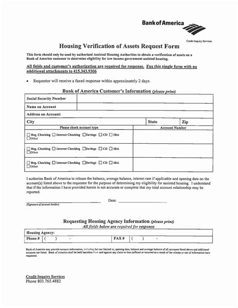 Free 10 Asset Verification Forms In Pdf Ms Word