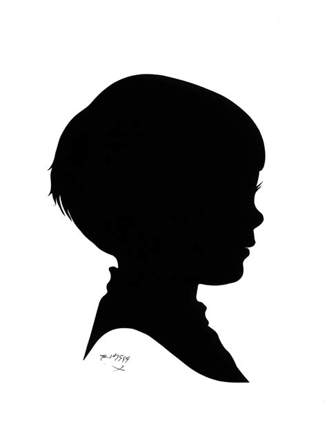 Boy Profile Silhouette At Getdrawings Free Download