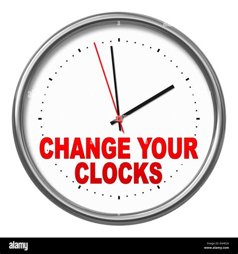 Change The Clocks Hi Res Stock Photography And Images Alamy