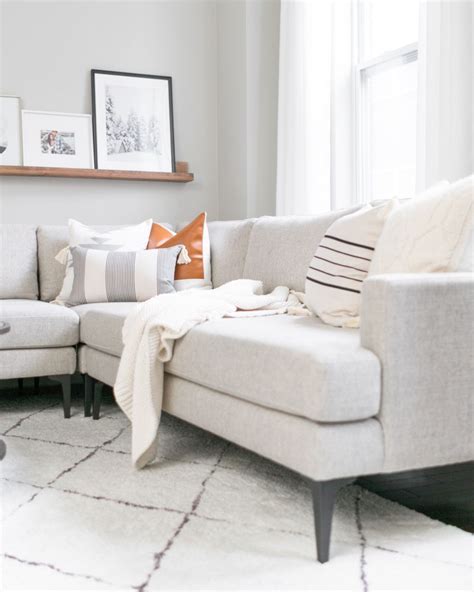 The furniture sale you don't want to miss. REVIEW: West Elm Andes Sectional - VIV & TIM in 2020 ...
