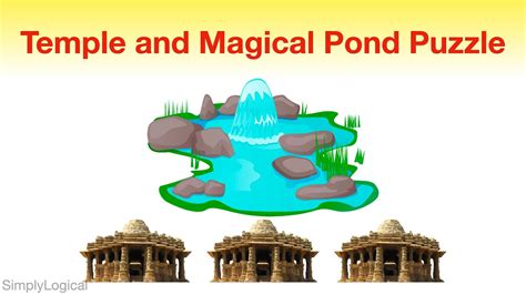Temple And Magical Pond Puzzle Can You Solve The Magical Pond Puzzle