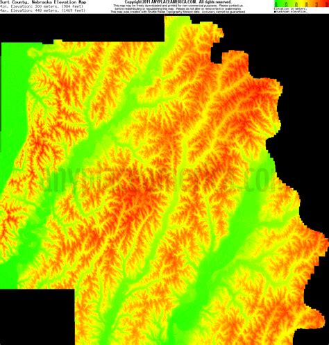 Free Burt County Nebraska Topo Maps And Elevations