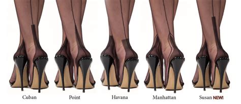 Manhattan Heelgio Fully Fashioned Authentic Black Seamed Stockings Made