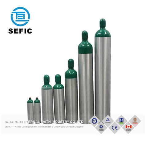 Portable Aluminum Oxygen Gas Cylinder Medical Oxygen Cylinder China