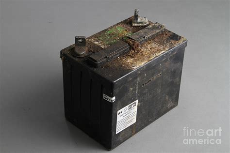 Corroded Automotive Battery Photograph By Photo Researchers Pixels