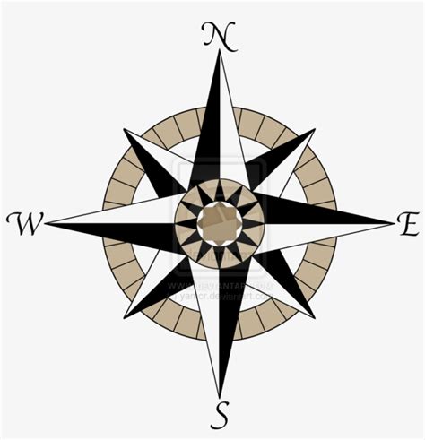 Drawn Compass Nautical Star Clear Background Compass Png Transparent