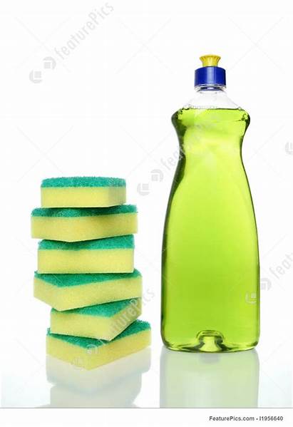 Liquid Dishwashing Sponges Bottle Featurepics