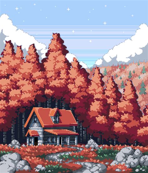 Pixel Art Autumn A Shit Go2
