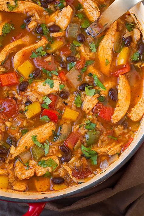 Chicken Fajita and Rice Soup - Cooking Classy