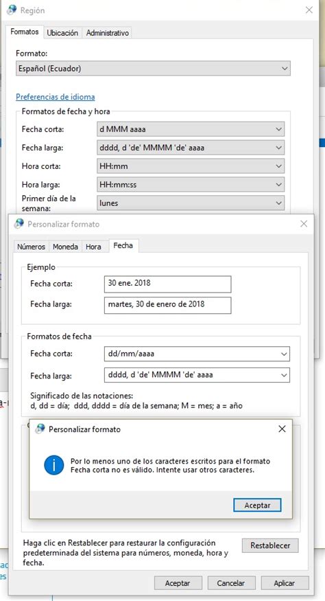 Windows Insider • No Se Puede Personalizar El Formato De Hora Corta Microsoft Community