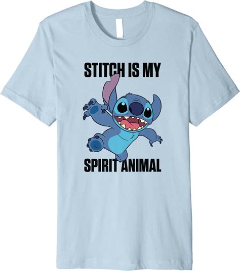 Disney Stitch Is My Spirit Animal Premium T Shirt Clothing
