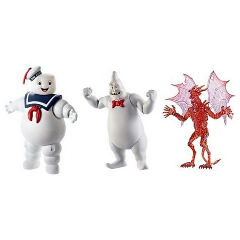 Set Of 3 Mattel Ghostbusters 6 Ghost Figures Stay Puft Marshmallow