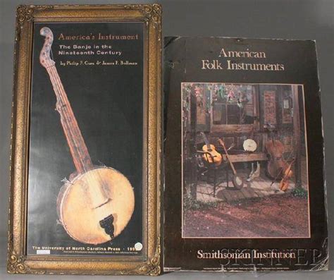 Two Posters Of American Folk Instruments The Smit