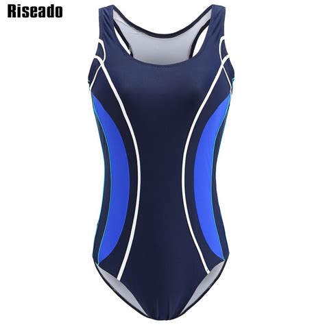 Buy Riseado 2018 Sport One Piece Swimsuits Swimming Suits Professional Swimwear