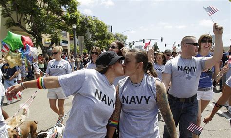 American Gay Pride Parade Marines And Sailors Form First Military Contingent To Join Daily
