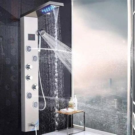 Rain Waterfall Shower Panel With Body Sprays Belinda Fluxuriecom