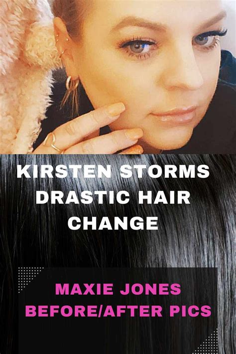 General Hospital Star Kirsten Storms Drastic Hair Change Maxie Goes