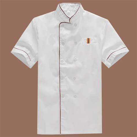 New Arrival Food Service Cloth Kitchen Chef Jackets Uniform Short