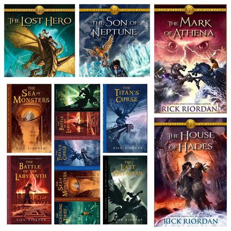Percy Jackson And The Olympians And The Heros Of Olympus Books Blood