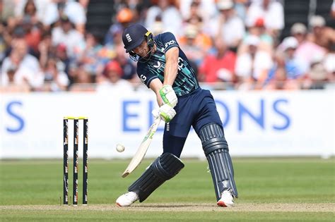 Jos Buttler Launches One Over The Off Side