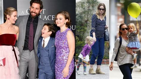 Blunt takes on julie andrews' renowned role as the magical nanny poppins, with miranda playing poppins' lamplighter friend, jack. Emily Blunt And John krasinski's Kids And Their Beautiful ...