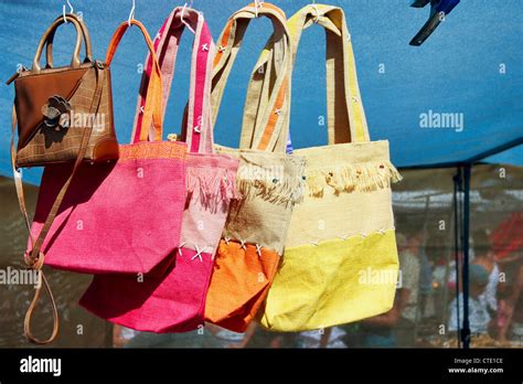 Assorted Bags For Sale Stock Photo Alamy