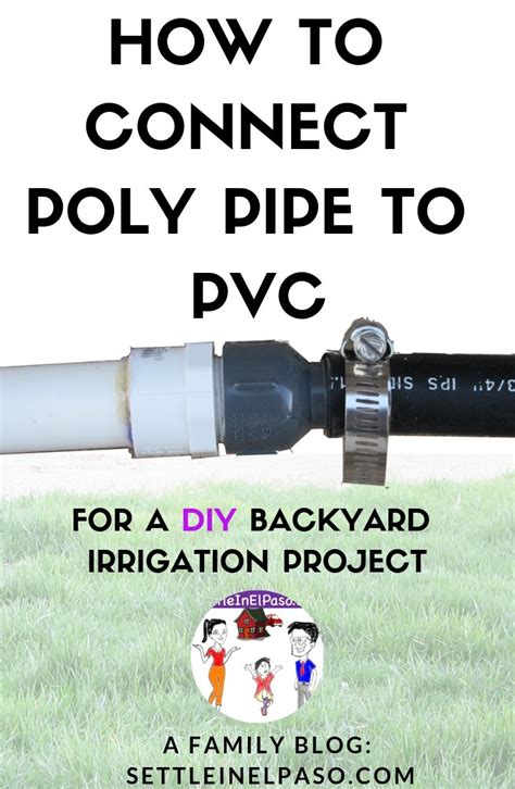 How to transition from metal to pvc the right way. How to Connect Poly Pipe to PVC for Garden Irrigation