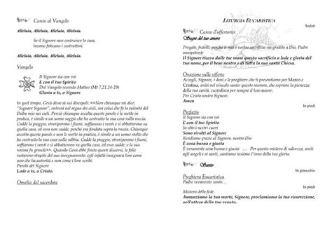 Messa trasmessa in diretta su rai uno il 24 gennaio. Doni Offertorio Messa Sposi - nonsolopreziosi: 09/26/09 ...