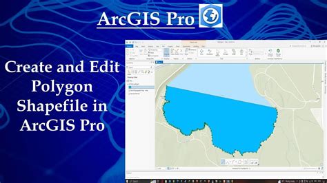 Create And Edit Polygon Shapefile In Arcgis Pro Youtube