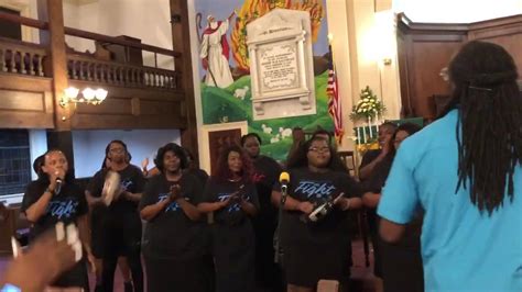 Apostle James F Pinckney And Voices Of Faith Singing At The Drip Youth