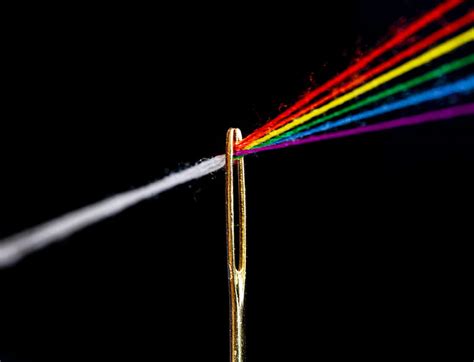 Needle Thread Rainbow Multicolored Refraction Hd Wallpaper Peakpx