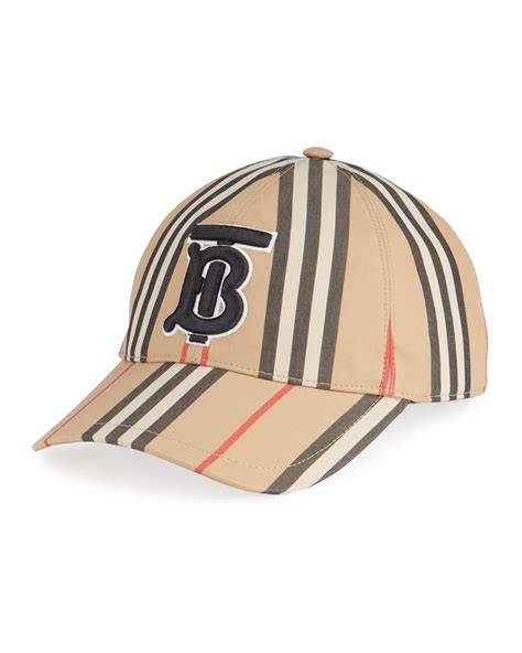 Burberry Tb Check Baseball Cap Neiman Marcus