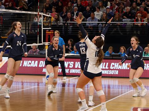 Byu Women S Volleyball Schedule Headlined By Trio Of Top Matchups