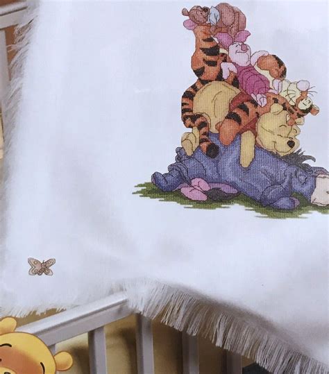 Walt Disney Winnie The Pooh Bear Snoozy Day Counted Cross Stitch Baby