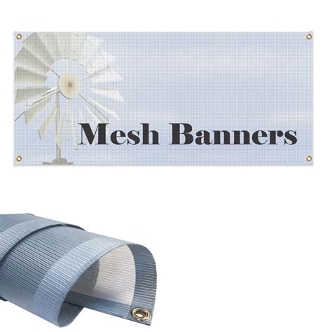 Mesh Banners Vinyl Or Fabric No Size Limitation Lush Banners