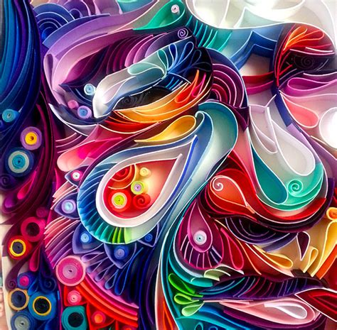 A Quilled Paper Portrait From Yulia Brodskaya Colossal