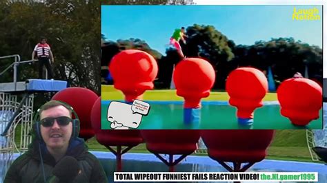 Total Wipeout Funniest Fail Moments Reaction Video Those Big Red Balls