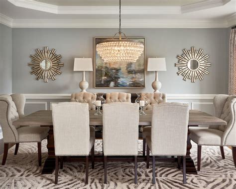 Dining Room Design Ideas Remodels And Photos With Gray Walls