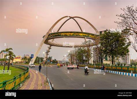 Biswa Bangla Gate Or Kolkata Gate At New Town On The Main Arterial Road