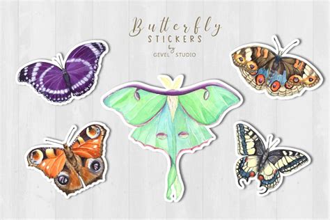 Paper And Party Supplies Decorative Butterflies Stickers Butterfly