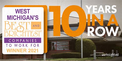 Best and Brightest Companies to Work For®” for the 10th time