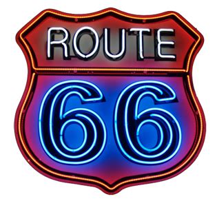 Route 66sign • sign will not rust • sign has punched holes for easy installation • sign has rounded corners. Route 66 Memorabilia - 1