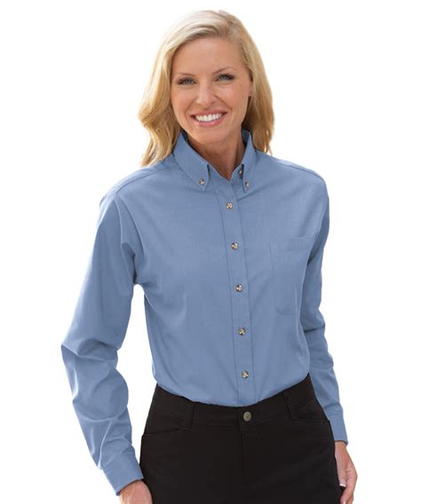 Womens Button Down Shirts For Company Uniform Programs
